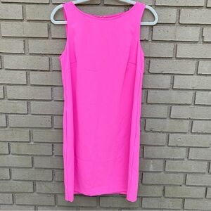 Trina Turk Sol Crepe Sleeveless Sheath Dress Pink Size 4